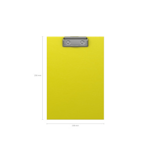 Клипборд А5 желтый НЕОН