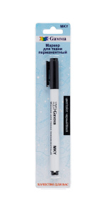 Маркер по ткани "Gamma", 2мм  черный