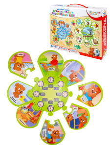 Игра обучающая  BRIGHT KIDS "Распорядок дня и времена года" 3+