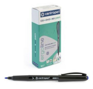 Маркер перманентный 1,0мм,синий, для CD