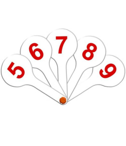 Веер цифр "От 0-10"