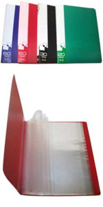 Папка файл  20лист 0.60мм красная