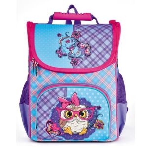 Ранец школьный  Balance "Wise owl" 35*27*15см, полиэстер, 1 отд, 3 кармана, светоотраж.