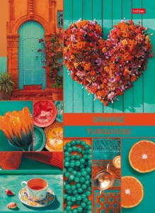 Тетрадь А4 7БЦ  80л кл. сшивка Hatber "В мире грез" 5-цв. блок, мат.лам.