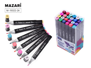 Набор маркеров для скетчинга  24цв. FANTASIA. Flowers colors, двусторон., 3,0-6,2мм