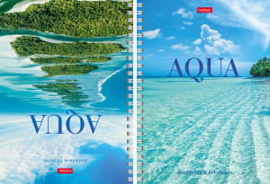 Блокнот А5 7БЦ гребень  80л "Душа океана" кл., ПЕРЕВЕРТЫШ