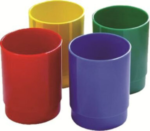 Стакан наст. "Ассорти" цветной