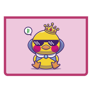 Папка д/тетрад. А4 (325*230*55) молния сверху, пластик "Цыпа"