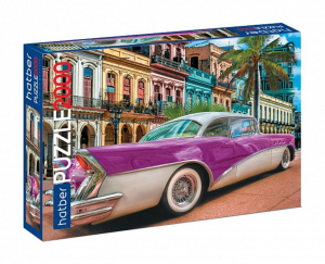 Пазлы 2000 элементов 960*680мм "Ретро автомобиль" Premium*