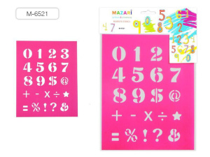 Трафарет "Цифры" 20*25 см