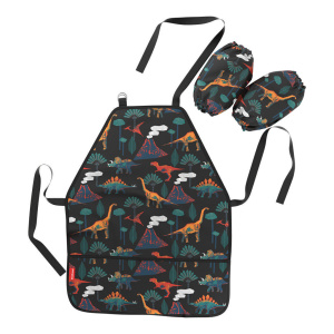 Набор Нарукавники + фартук для труда 550*430мм 3 кармана " Dino Valley"