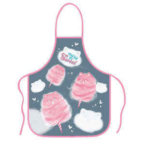 Фартук для труда 530*445мм 2 кармана "Котоваты"