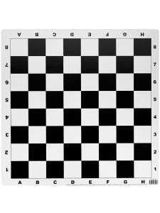 Поле для шашек, плотное, картон