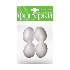 Заготовка пенопластовая Яйцо D=6см, 4 шт