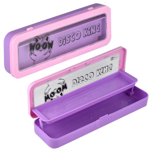 Пенал пластиковый (215*70*30) "Дискокот" замок-защелка, шелкография