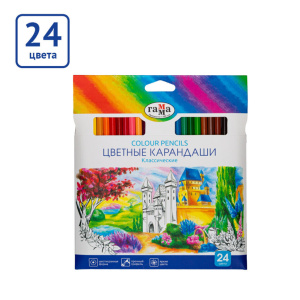 Карандаши цвет. 24цв "Классические"