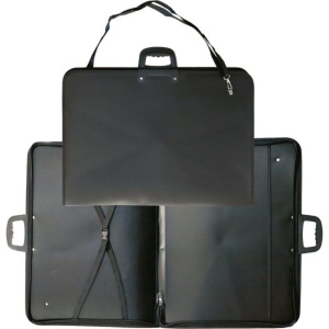 Папка А2  для чертежей и рисунков, с пласт.ручками и ремнем через плечо