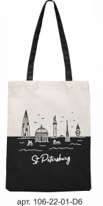 Сумка - шоппер 34*41см "СПб. Потоп"
