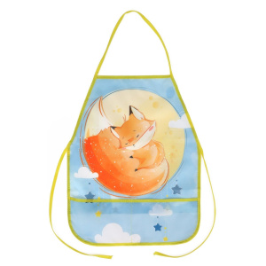 Накидка для труда 490*390мм 2 кармана "Спящий лисенок"