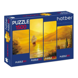 Пазлы    250+500+500+250 элементов "Морская симфония" Premium