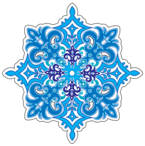 Комплект украшений "С Новым годом!" 12 видов