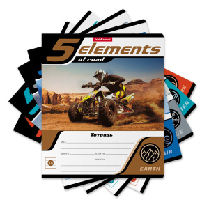Тетрадь А5 18л лин. Erich Krause "5 Elements"