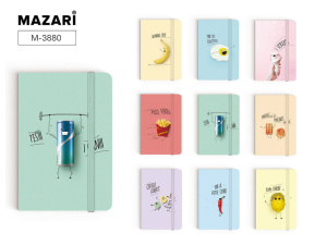 Записная книжка А5  96л. 7БЦ "Snack" лин.