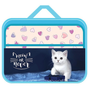 Папка для труда A4 1отд. с ручками Любимый Котик