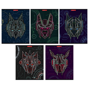 Тетрадь А5 48л кл. Полиграф Принт "Маски" тисн.фольгой, белизна 100%