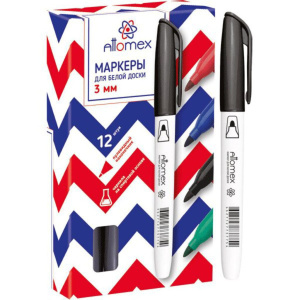 Маркер для белой доски 3,0мм.  черный