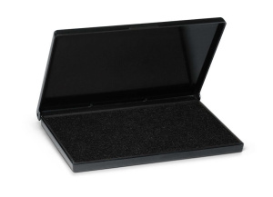 Штемпельная подушка настольная 70*110мм, чёрная