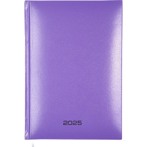 Ежедневник дат. 2025г А5 Attomex. Even 336стр., сиреневый, тв.обл., бумвинил, ляссе