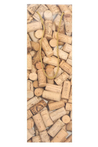 Пакет подар. бумажн. 12*36*9 см (под бутылку), Пробка