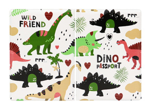 Обложка для паспорта "Динозавр" ПВХ