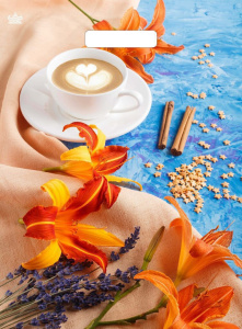 Пакет с вырубной усил. ручкой 31х40 (30мк) Лилии и лаванда