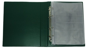 Альбом д/бон на кольцах (230*265мм), 10 л., ПВХ