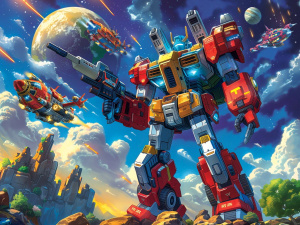 Пазлы  160 элементов 270*330см "Супертрансформер"