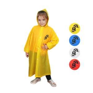 Дождевик детский плотный 50*75см, 110мкр, ПВХ, 4 цвета