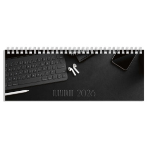 Планинг дат. 2026г 290*100мм 64л., картон, гребень "Офис"