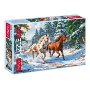 Пазлы 1000 элементов  680*480мм. "Зимние грации"