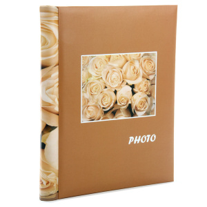 Фотоальбом магнитный 10л  23*28см спир. Flower song