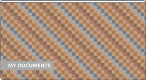 Конверт на молнии 260*140мм, Орнамент