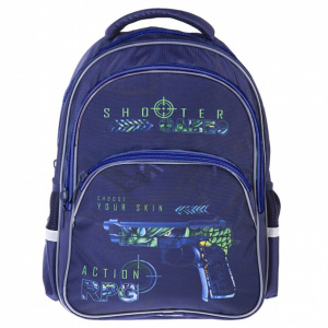 Рюкзак школьный 41*29*19см Hatber "EASY "Стрелок" полиэстер