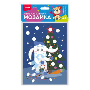 Аппликация из EVА 15*20см  "Зайчик"  4+