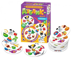 Игра настольная Дублик Классик 30 карточек , аналог игры Добль