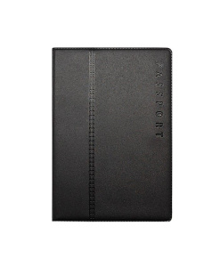 Обложка для паспорта "Дуо" черная