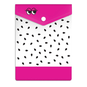 Конверт на кнопке  с рисунком 158*114мм, Взгляд драконий фрукт