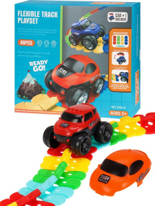 Автотрек (26х23 см, маш. в компл., длинна трека 120 см, бат. 3*AAA не в компл.)