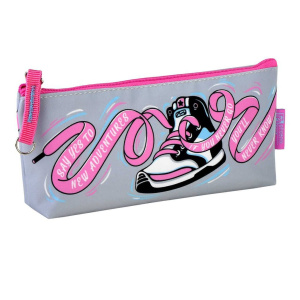 Пенал-косметичка (210*35*80) молния, микрофибра "Кеды"