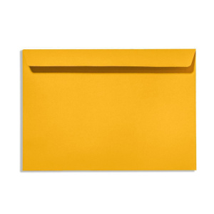 Конверт 162*229мм силик.лента, желтый, 120гр